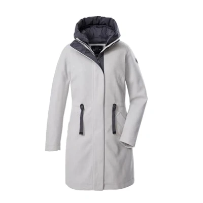 Afbeelding van G.I.G.A. DX dames Fleece parka/jas met afneembare capuchon GW 46 WMN PRK, grau melange, 40, 41988 000