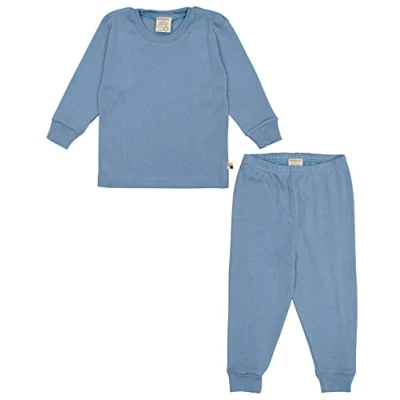 Afbeelding van loud + proud UNI Pyjama voor kinderen, Maat: 86/92, Hellblau