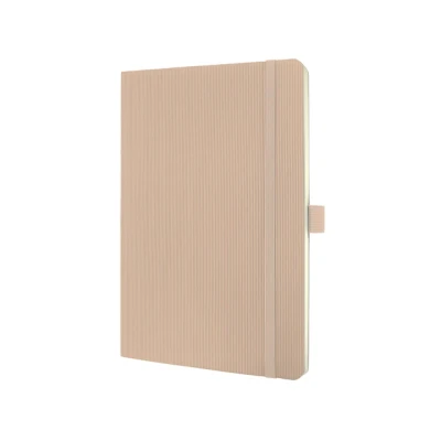 Afbeelding van Sigel notitieboek Conceptum Pure A5 beige softcover 194 pagina&#039;s ruit 80 grams papier SI CO332