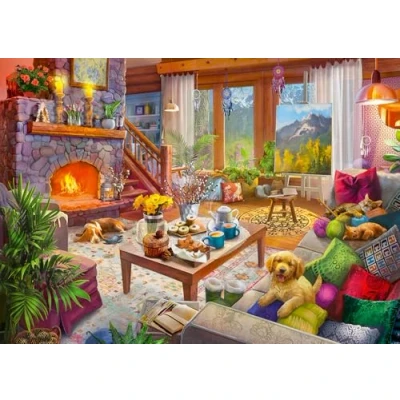 Afbeelding van Ravensburger Legpuzzel Gezellige Hut, 1000st.