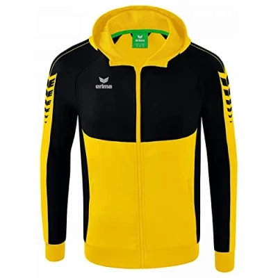 Afbeelding van Six Wings trainingsjack met capuchon rood/wit / 140