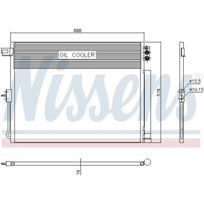 Afbeelding van Nissens Airco condensor 940411