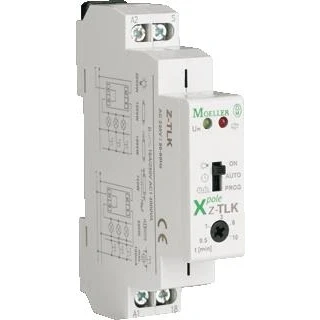 Afbeelding van Eaton tle trappenhuisschakelaar unom 230vac inom 16a contacten 1m inbouwbreedte 1te din rail montage 101064
