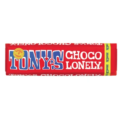 Afbeelding van Chocolade Tony&#039;s Chocolonely melk reep 50gr