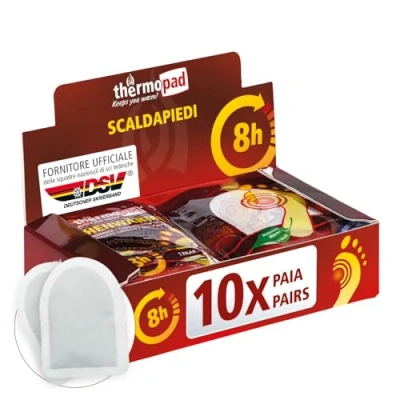 Afbeelding van Thermopad Teenwarmers, het origineel: 10 paar warmtepads voor 8 uur warmte, direct te gebruiken voetwarmers, extra warme ideaal outdooractiviteiten en skischoenen,