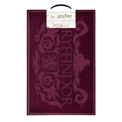 Afbeelding van Harry Potter Deurmat (Griffoendor Design) 40 cm x 60 rubberen mat, cadeaus voor vrouwen, mannen, officiële merchandise