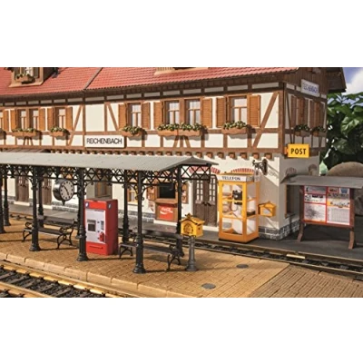 Afbeelding van Pola Station toebehoren modelbouwsets, hobbybouwspeelgoed voor kinderen, modelverf en accessoires