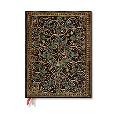 Afbeelding van The Queen&#039;s Binding Restoration (The Queen’s Binding) Ultra Vertical 12 month Dayplanner 2024 (Elastic Band Closure)
