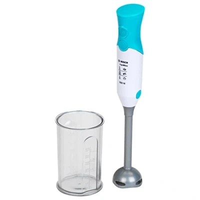 Afbeelding van Klein Toys Bosch speelgoedkeukenmachine handmixer incl draaiende messen blauw