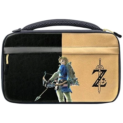 Afbeelding van PDP Gaming Officieel Gelicentieerd Switch Commuter Case Zelda Breath of the WIld Semi Hardshell Protection Holds 14 Games Works met OLED &amp; Lite Ideaal for Travel