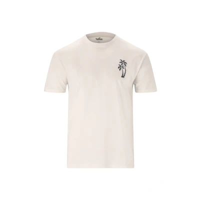Afbeelding van Cruz Alymos Tshirt print, Heren, Maat: Medium, White