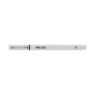 Afbeelding van Winsor &amp; Newton 7001021 Pigment liner voor exacte lijnen en contouren, hoge kwaliteit, pigmentinkt, documentecht, lichtecht 0.5mm, Black