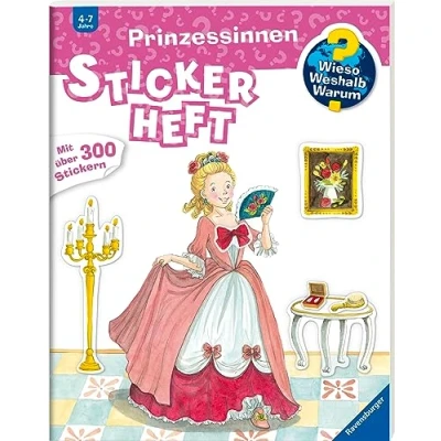 Afbeelding van Wieso? Weshalb? Warum? Stickerheft: Prinzessinnen