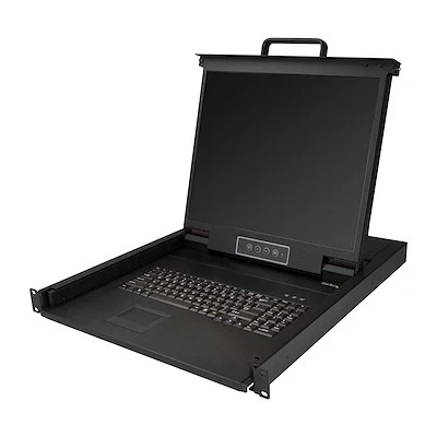 Afbeelding van StarTech 1U 1 poorts KVM console voor server racks 19 inch