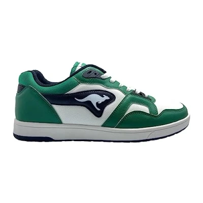 Afbeelding van KangaROOS Uniseks K slam Point sneakers, Green Jet Black, 38 EU