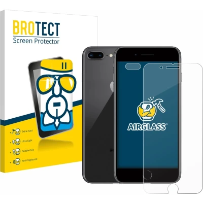 Afbeelding van BROTECT Screenprotector voor Apple iPhone 8 Plus (Voor+Camera) Folie Beschermfolie Beschermglas transparant