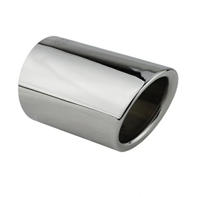 Afbeelding van Uitlaatsierstuk Uitlaat Trim Eindstuk Tip Auto Eindpijp chroom gepolijst roestvrij staal Plug &amp; Play compatibel met A1 8X A3 8P 8V Golf 6 VI 7 VII Polo 6R voor 65mm L&amp;P 292