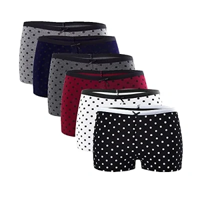 Afbeelding van Libella? 6 pack, slipje Boxershorts Shorts Hipstersonderbroek voor dames Ondergoedset katoen 3407 Veelkleurig Set 2 S