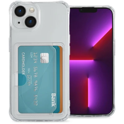 Afbeelding van Apple iPhone 14 Hoesje Siliconen en TPU (zacht) iMoshion Softcase/Backcover Transparant Telefoonhoesje
