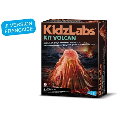 Afbeelding van 4M KidzLabs: giet en verf een vulkaan / f r a n s t a l i g e verpakking