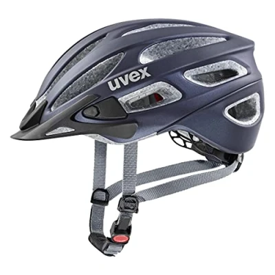 Afbeelding van uvex true cc lichtgewicht allroundhelm voor dames individuele maataanpassing uitbreidbaar met LED licht blauw (deep space mat), 52 55 cm