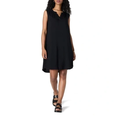 Afbeelding van Amazon Essentials Mouwloos Geweven Shift Jurk Overhemd, Zwart, S
