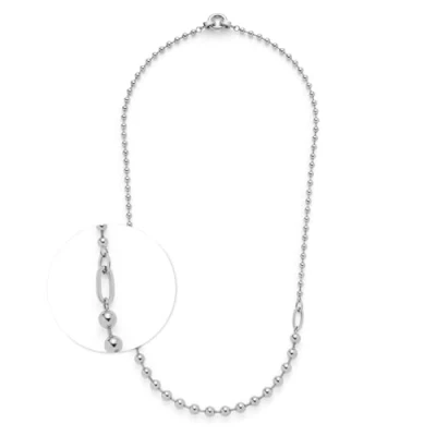 Afbeelding van Leonardo Ketting silvercoloured, Dames, Maat: One Size, Silver coloured