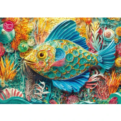 Afbeelding van Quilled Fish Puzzel 1000 Stukjes