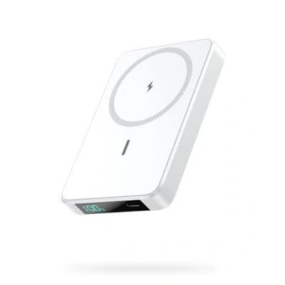 Afbeelding van HETP Magnetische powerbank, 10800 mAh, PD 20 W, snel opladen, draadloze iPhone met USB C ingangen en uitgang led display, externe accu, compatibel MagSafe, 15/14/13/12 serie,