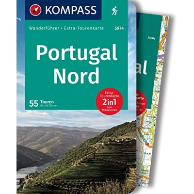 Afbeelding van KOMPASS Wanderführer Portugal Nord, 55 Touren mit Extra Tourenkarte: GPS Daten zum Download: 5260