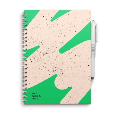 Afbeelding van MOYU Erasable Notebook A5 Hardcover Flashy Moss
