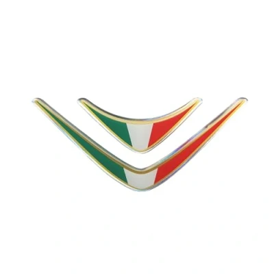 Afbeelding van 4R Quattroerre.it 32114 3D sticker snor Italië HQ, 50 x 110 mm