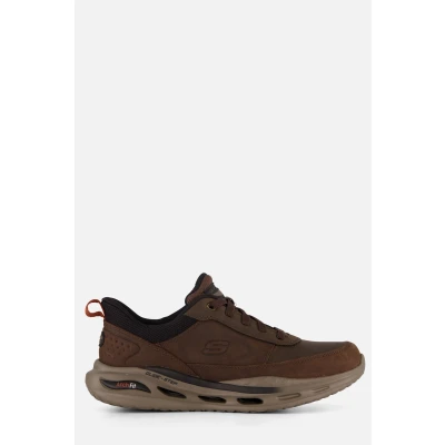 Afbeelding van Skechers Slip Ins: Arch Fit Orvan Veterschoenen Laag Donkerbruin Maat 47.5