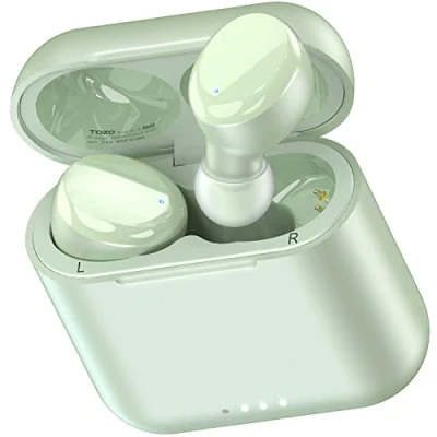 Afbeelding van TOZO T6 True Draadloze Oordopjes Bluetooth 5.3 Hoofdtelefoon Touch Control met Opladen Case IPX8 Waterdichte Stereo Oortelefoon in Ear Ingebouwde Mic Headset Premium Diepe Bass