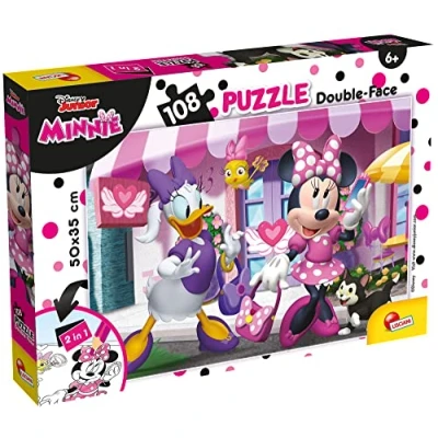 Afbeelding van Puzzle dwustronne plus Minnie 108