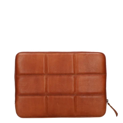Afbeelding van DIMAGINI Ava Padded Laptop Sleeve 15 16&quot; cognac Laptoptas Laptopsleeve