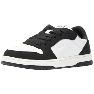 Afbeelding van HUGO Hadrian Sneakers laag, Dames, Maat: 35, Open white Imitatieleer/ textiel