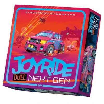 Afbeelding van Rebellion Unplugged: Joyride: Next Gen Car Combat Bordspel, Standalone Head to Head, Strijd op Racetracks, Dubbelzijdige kaart, Leeftijd 12+, 2 Speler