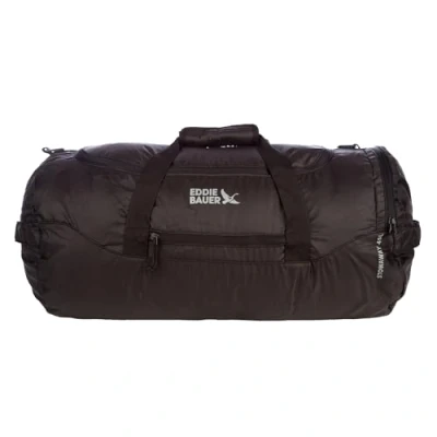 Afbeelding van Eddie Bauer Stowaway Packable 45l plunjezak gemaakt van ripstop polyester, Onyx, US, polyester