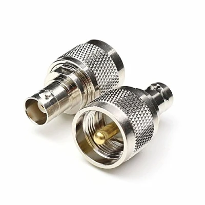 Afbeelding van Oiyagai 2 stks RF Coaxiale Coax Adapter BNC Vrouwelijk naar UHF Mannelijke PL 259 PL259 Connector
