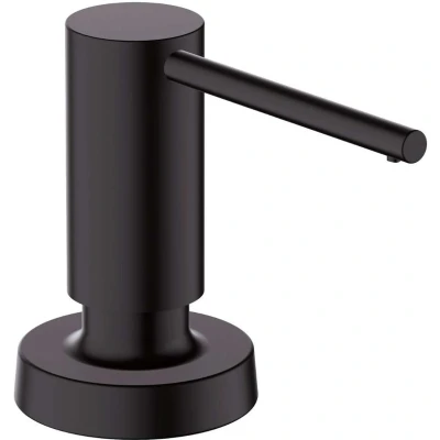 Afbeelding van hansgrohe, Zeepdispenser + Zeepbakje, Afwasmiddel /lotiondispenser A51, inbouwversie, mat zwart