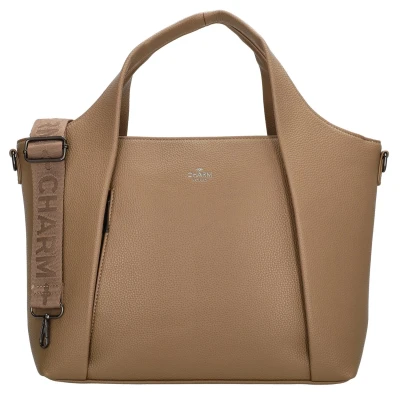 Afbeelding van Charm London Mulberry street Handtas Taupe