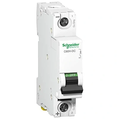 Afbeelding van Schneider electric c60h installatieautomaat 1 polig 6ka c karakteristiek 1a 2 modulen a9n61501