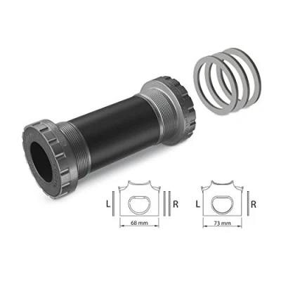 Afbeelding van Miche Bottom Bracket Evo Max Bsa 68 73mm Ø 24mm Zwart