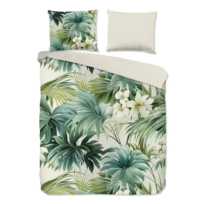 Afbeelding van Pure Tropische Bloei Dekbedovertrek Groen 2 persoons (200 x 200/220 cm)