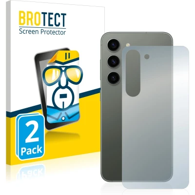Afbeelding van BROTECT (2 Stuks) Schermbeschermer voor Samsung Galaxy S23 (Achterkant) Screen Protector Transparant