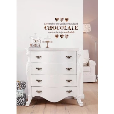 Afbeelding van Komar Wandfolie Dromen 50x70 cm (breedte x hoogte), zelfklevende wandtattoo (set, 9 delig)