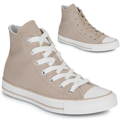 Afbeelding van Converse Chuck Taylor Sneakers hoog, Dames, Maat: 41, Light brown Textiel