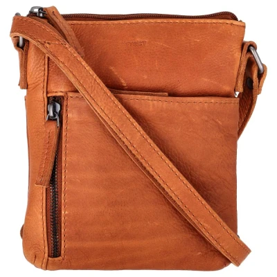 Afbeelding van DSTRCT Preston Park Shoulder Bag/ Telephone Bag cognac Leren tas