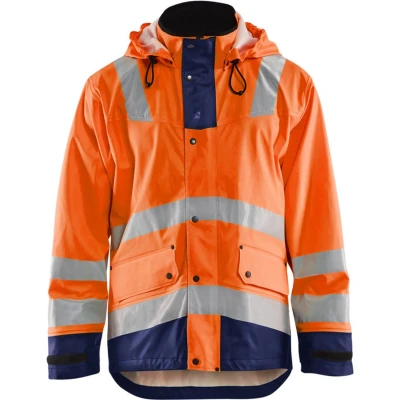 Afbeelding van Blaklader Regenjas High Vis LEVEL 2 4302 2003 Oranje/Marineblauw L